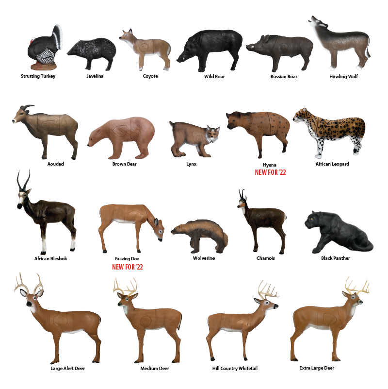 Used 3D Archery Targets M&L Event Services